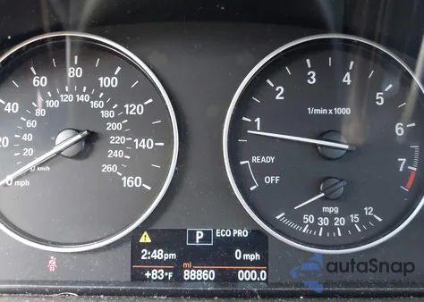 2016 BMW 320I z USA, uszkodzony, nr VIN WBA8A9C5XGK615775